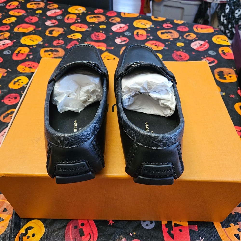 Authentic Louis Vuitton Monte Carlo Black Moccasin/Driving Shoes.SZ 8.5 - Picture 3 of 8